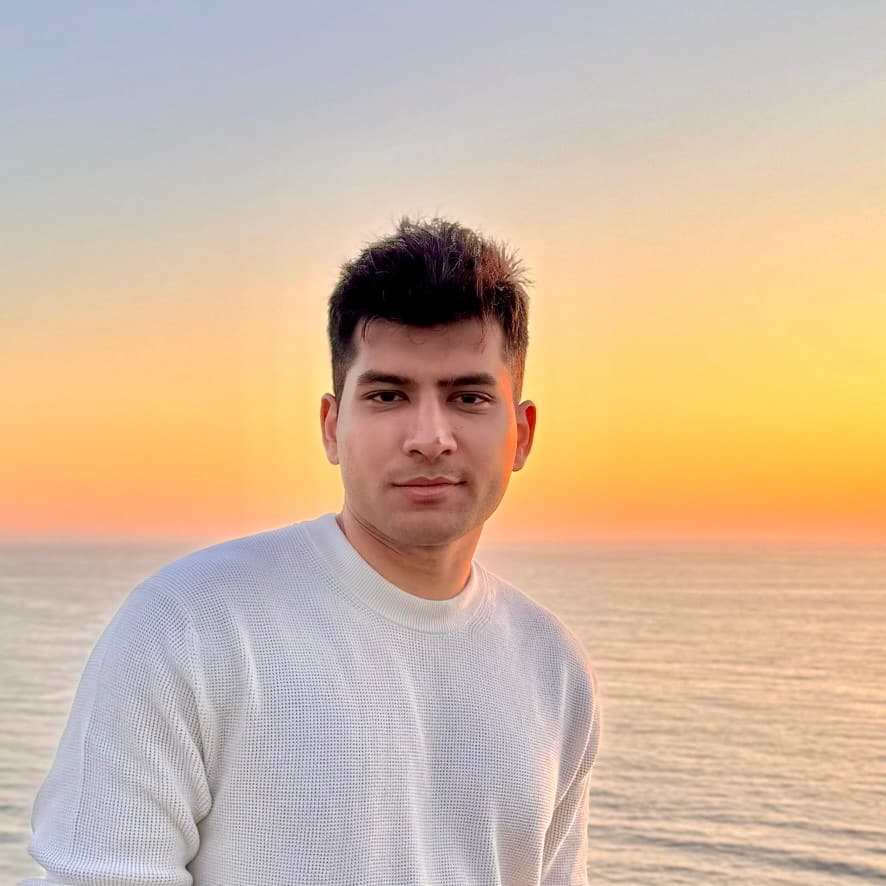 Portrait at sunset